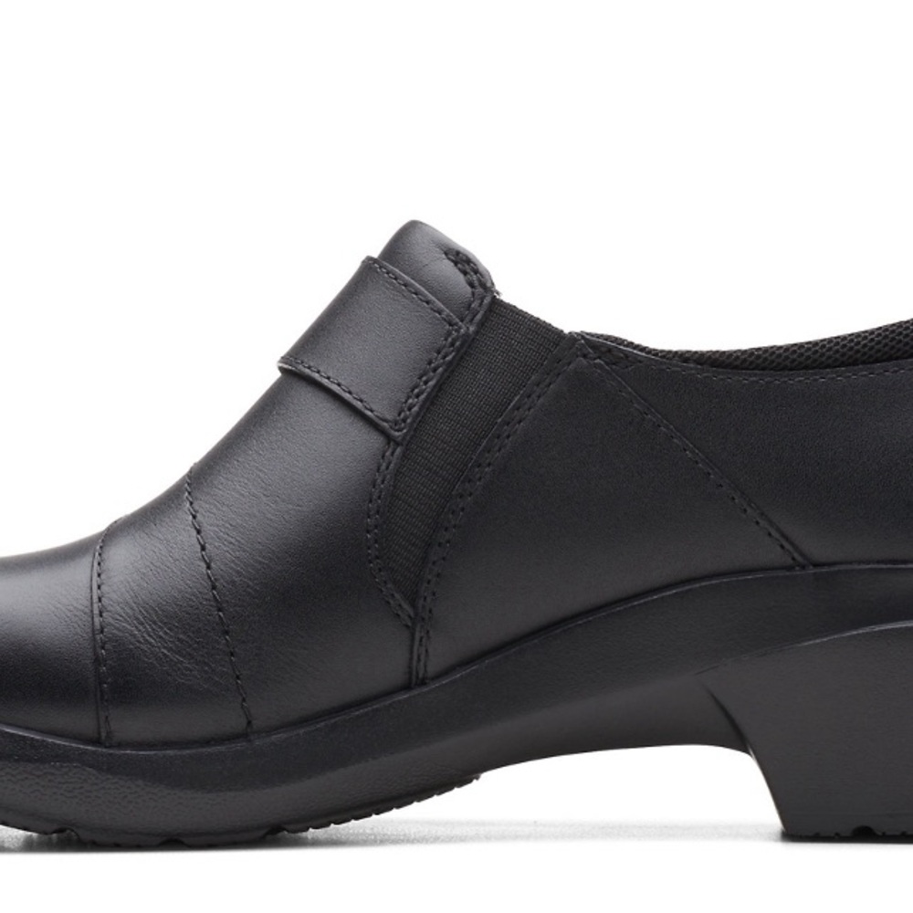 NWT women’s Clark’s Angie Pearl leather slip on shoes SZ 6.5 - Picture 3 of 8